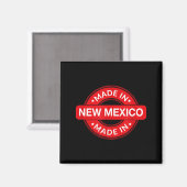 New Mexico Home - Made In New Mexico - Funny Label マグネット (正面/裏面)