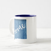 New Mexico Home Wood Grain ツートーンマグカップ (正面左)