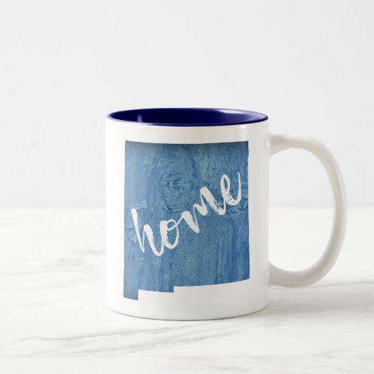 New Mexico Home Wood Grain ツートーンマグカップ (右)