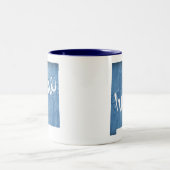 New Mexico Home Wood Grain ツートーンマグカップ (中央)