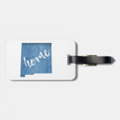 New Mexico Home Wood Grain ラゲッジタグ (裏面横)