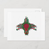New Mexico Merry Christmas  インビテーションポストカード (正面/裏面)