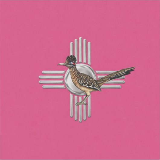 New Mexico Pink シール (正面)