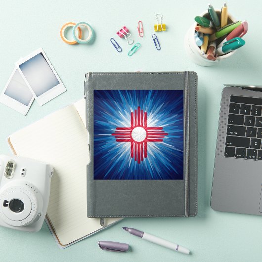 New Mexico Red White and Blue  シール (iPadカバー)