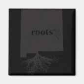 New Mexico Roots State Map Shirt Home Love Pride G マグネット (正面)