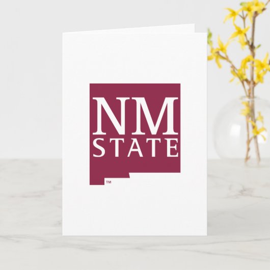 New Mexico State カード (黄色い花)