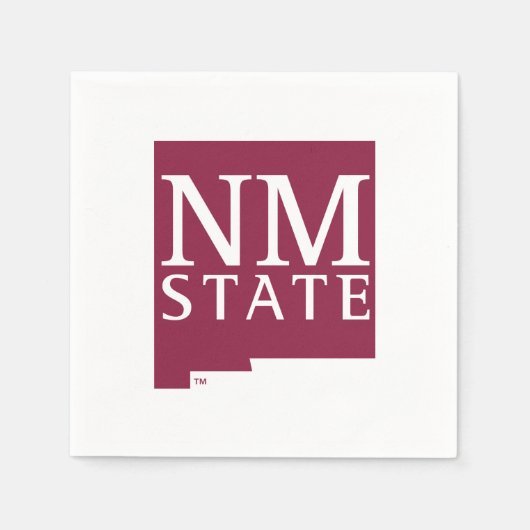 New Mexico State スタンダードカクテルナプキン (正面)