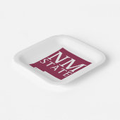 New Mexico State ペーパープレート (傾斜あり)