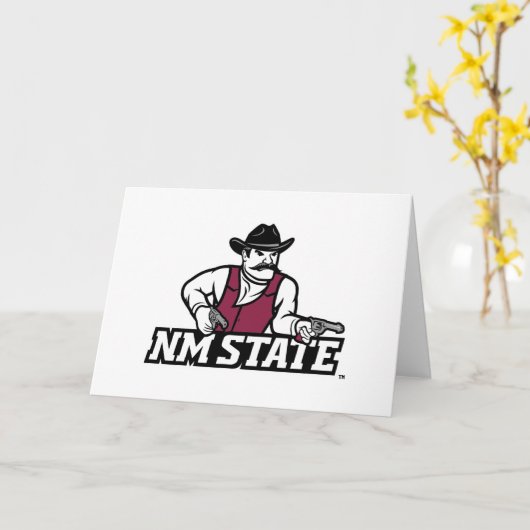 New Mexico State Aggies カード (黄色い花)
