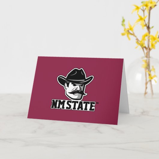 New Mexico State Aggies カード (黄色い花)