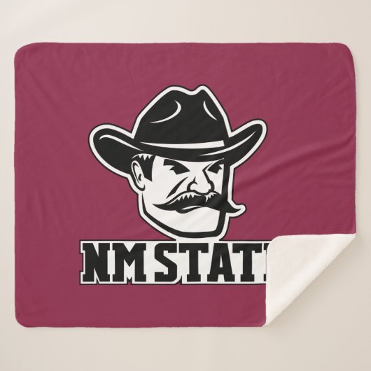 New Mexico State Aggies シェルパブランケット (正面(横))