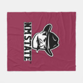 New Mexico State Aggies フリースブランケット (正面(横))