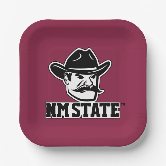 New Mexico State Aggies ペーパープレート (正面)