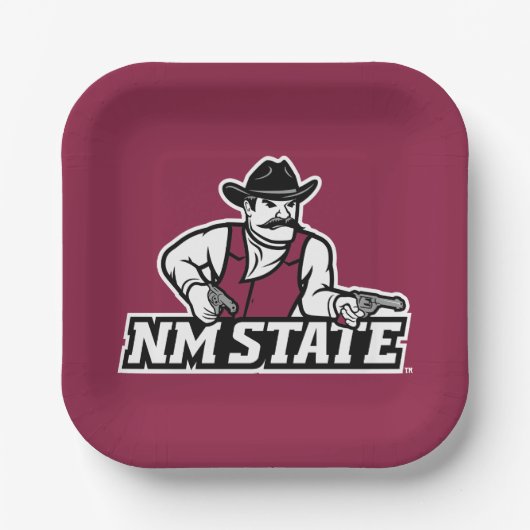 New Mexico State Aggies ペーパープレート (正面)