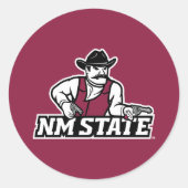 New Mexico State Aggies ラウンドシール (正面)