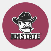 New Mexico State Aggies ラウンドシール (正面)