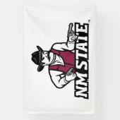 New Mexico State Aggies 横断幕 (縦)