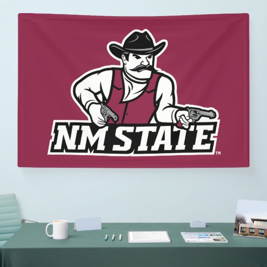 New Mexico State Aggies 横断幕 (トレードショー)