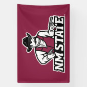 New Mexico State Aggies 横断幕 (縦)