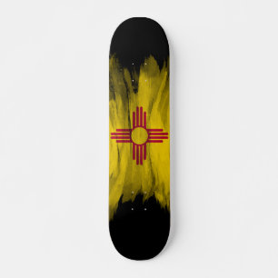 New Mexico state flag brush stroke, New Mexico スケートボード