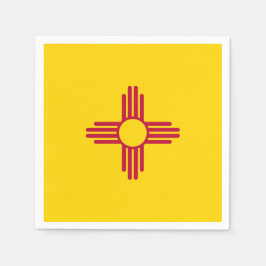 New Mexico State Flag Zia Symbol Party スタンダードカクテルナプキン