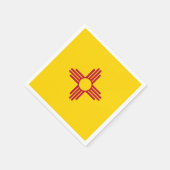 New Mexico State Flag Zia Symbol Party スタンダードカクテルナプキン (角)