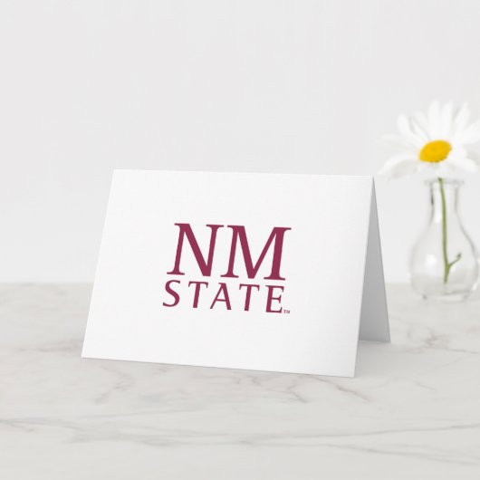 New Mexico State University Graduation カード (小さな植物)