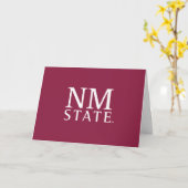 New Mexico State University Graduation カード (黄色い花)