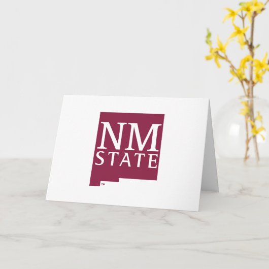 New Mexico State University Graduation カード (黄色い花)