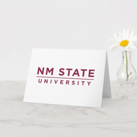 New Mexico State University Graduation カード (小さな植物)