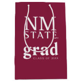 New Mexico State University Graduation ミディアムペーパーバッグ (正面)