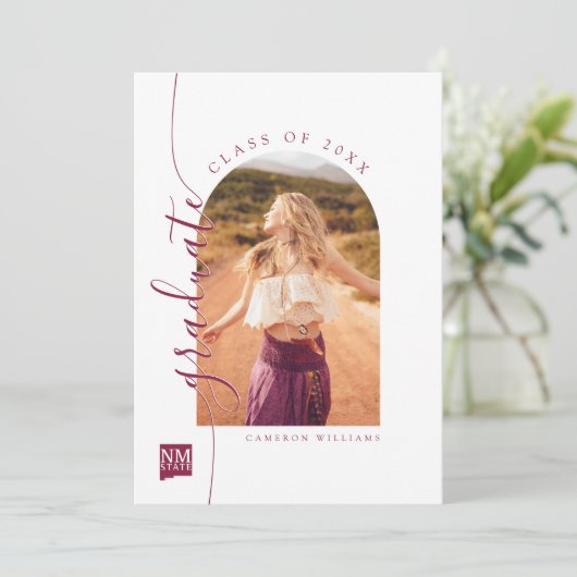 New Mexico State University Graduation 案内状 (スタンド正面)