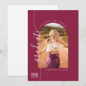 New Mexico State University Graduation 案内状 (正面/裏面)