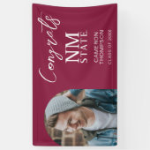 New Mexico State University Graduation 横断幕 (縦)