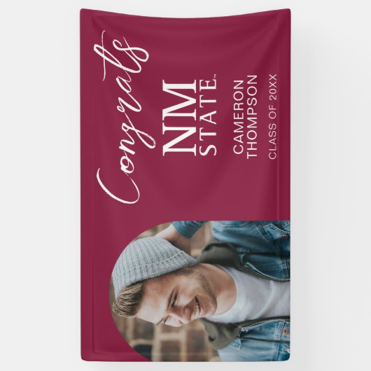 New Mexico State University Graduation 横断幕 (縦)