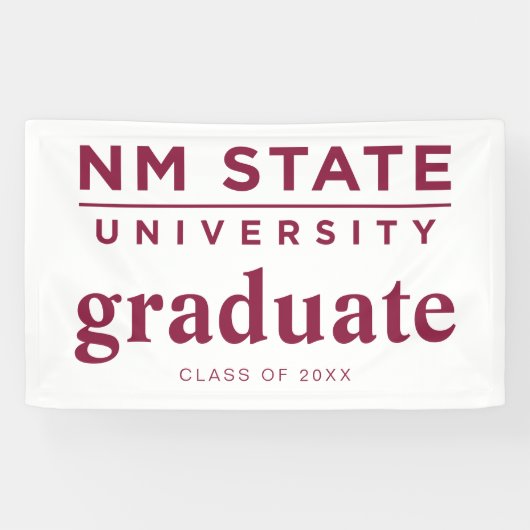 New Mexico State University Graduation 横断幕 (横)