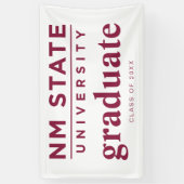 New Mexico State University Graduation 横断幕 (縦)