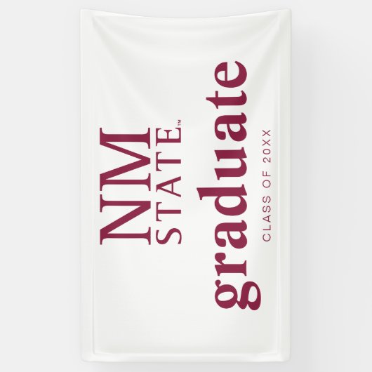 New Mexico State University Graduation 横断幕 (縦)