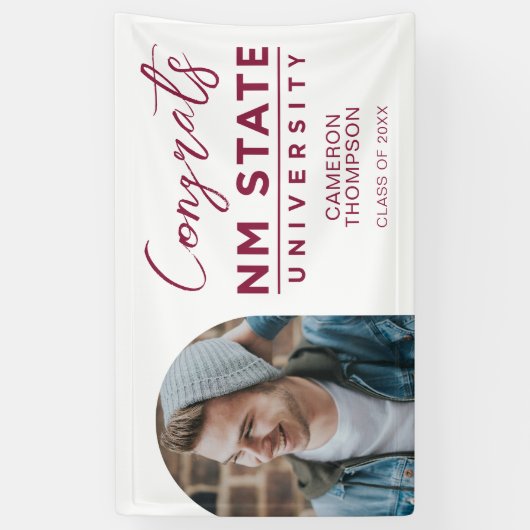 New Mexico State University Graduation 横断幕 (縦)