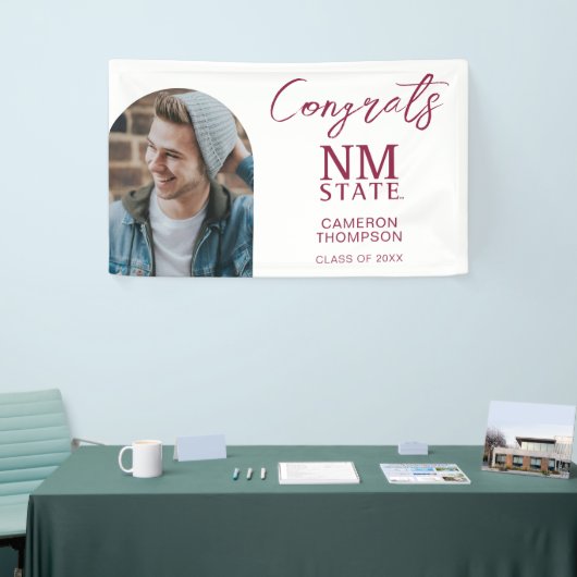 New Mexico State University Graduation 横断幕 (トレードショー)