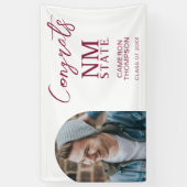 New Mexico State University Graduation 横断幕 (縦)