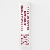 New Mexico State University Graduation 横断幕 (縦)