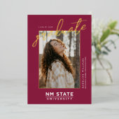 New Mexico State University Graduation 箔招待状 (立ち正面)