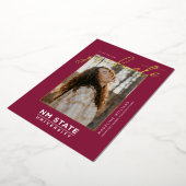 New Mexico State University Graduation 箔招待状 (回転した状態)