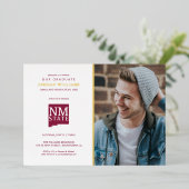 New Mexico State University Graduation 箔招待状 (立ち正面)