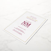 New Mexico State University Graduation 箔招待状 (回転した状態)