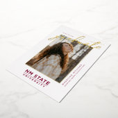 New Mexico State University Graduation 箔招待状 (回転した状態)