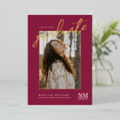 New Mexico State University Graduation 箔招待状 (立ち正面)