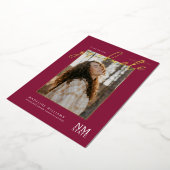 New Mexico State University Graduation 箔招待状 (回転した状態)