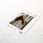 New Mexico State University Graduation 箔招待状 (回転した状態)